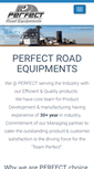 Mobile Screenshot of perfectroadequipments.com